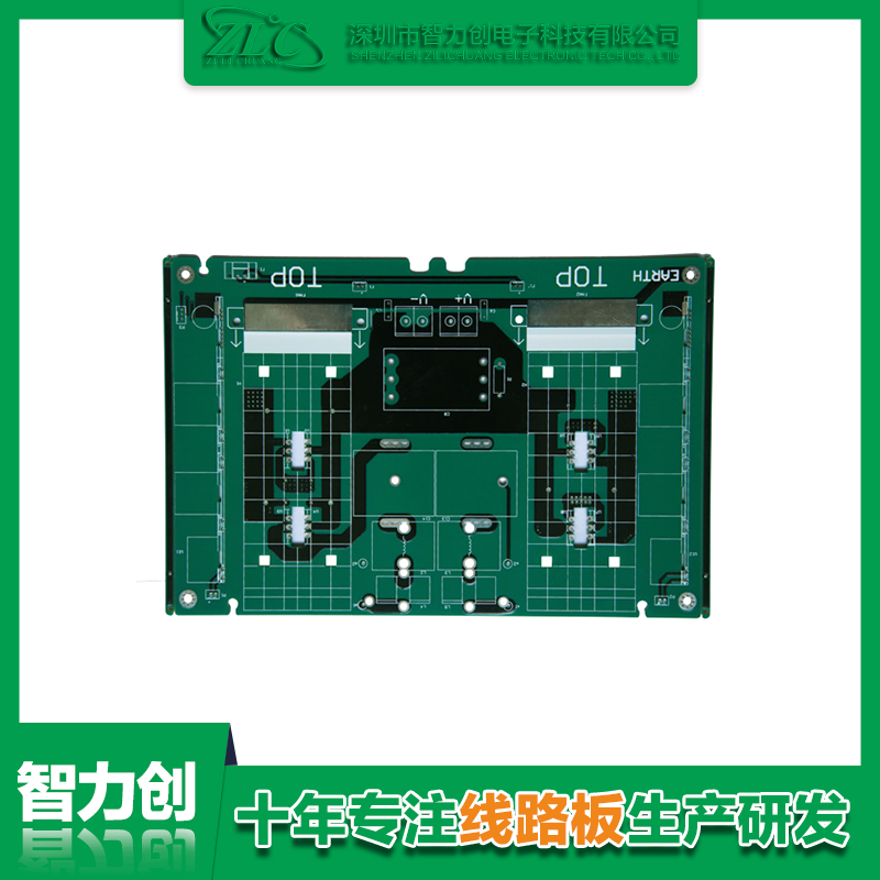 双面埋铜片 PCB 板运用新能源汽车（表面无铅喷锡处理）.png